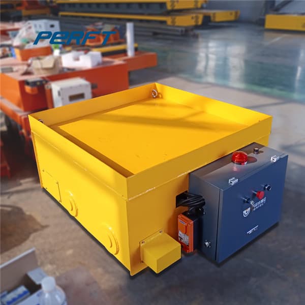 Electric Flat Cart For Transporting Steel Structure Parts